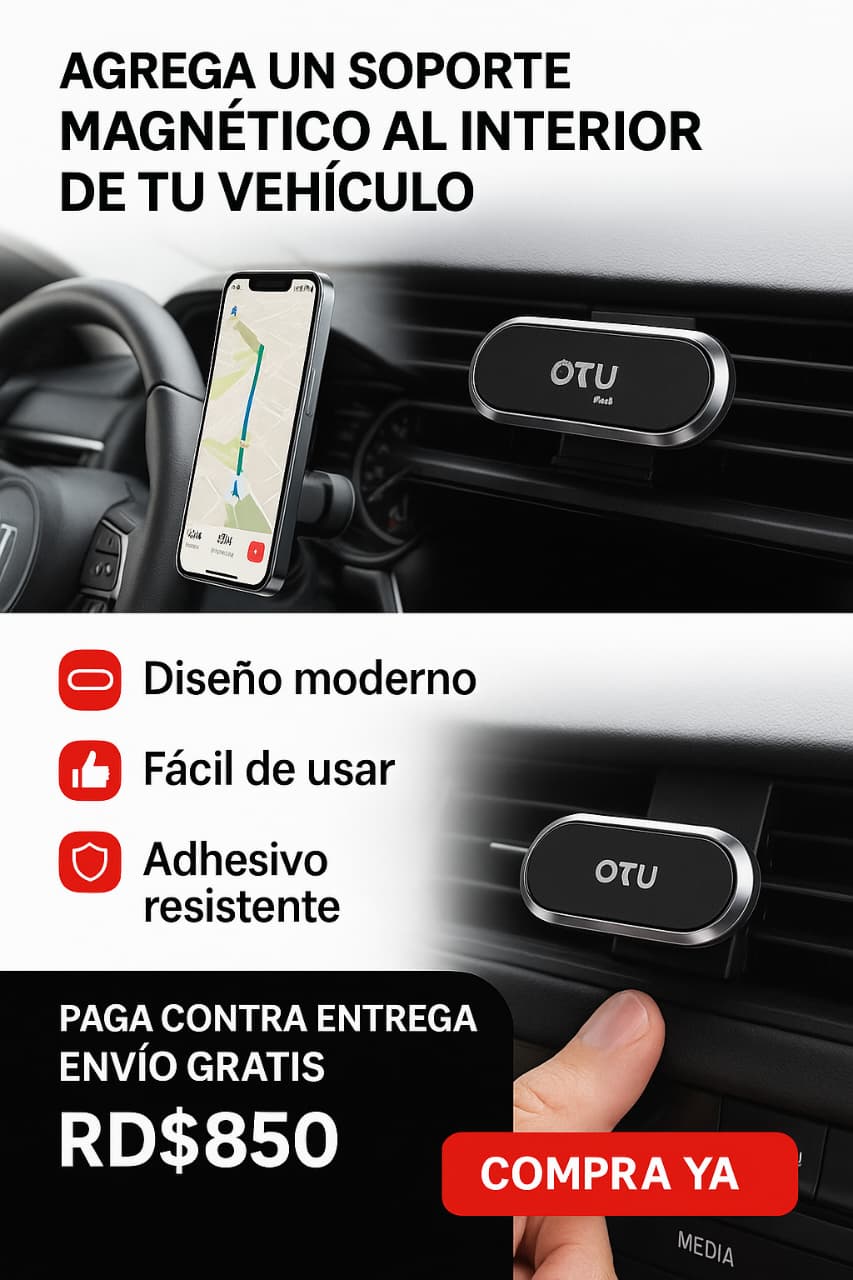 📱 Soporte Magnético Universal para Celular