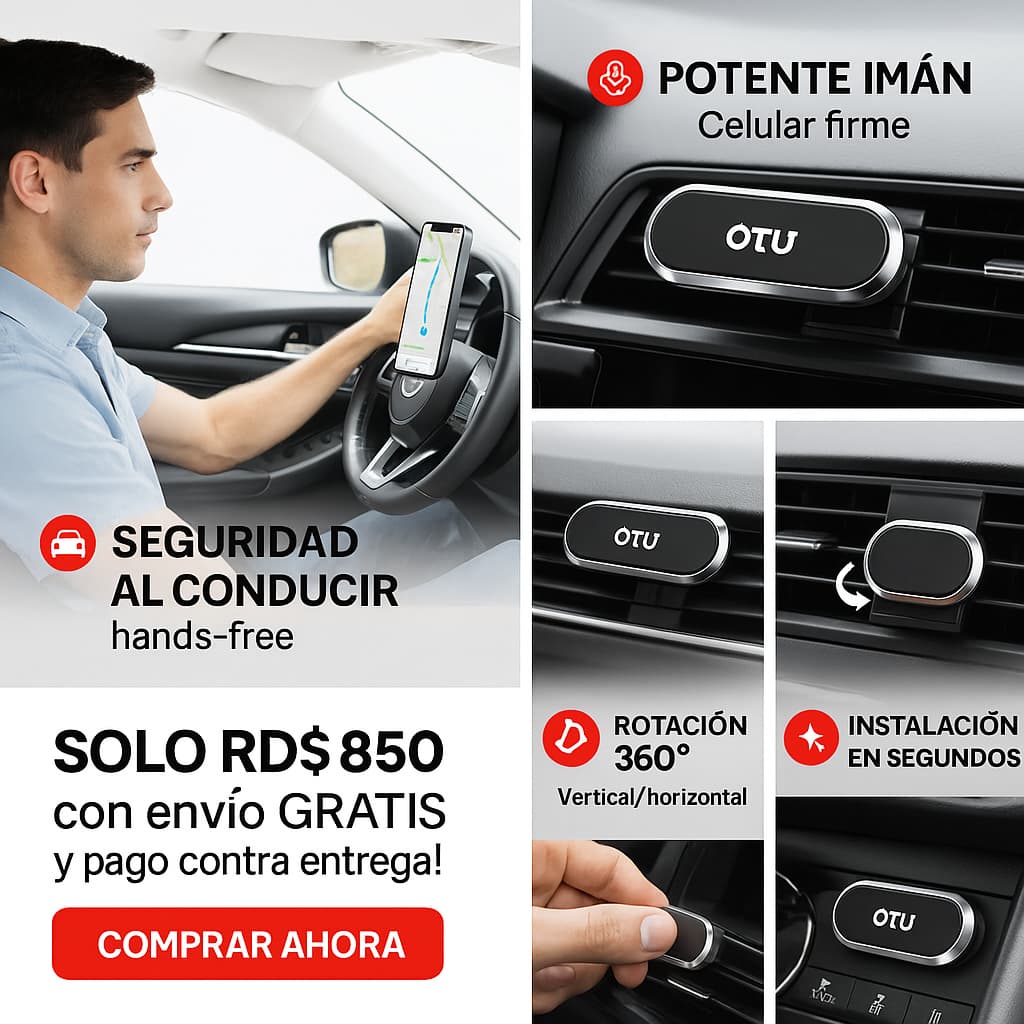 📱 Soporte Magnético Universal para Celular