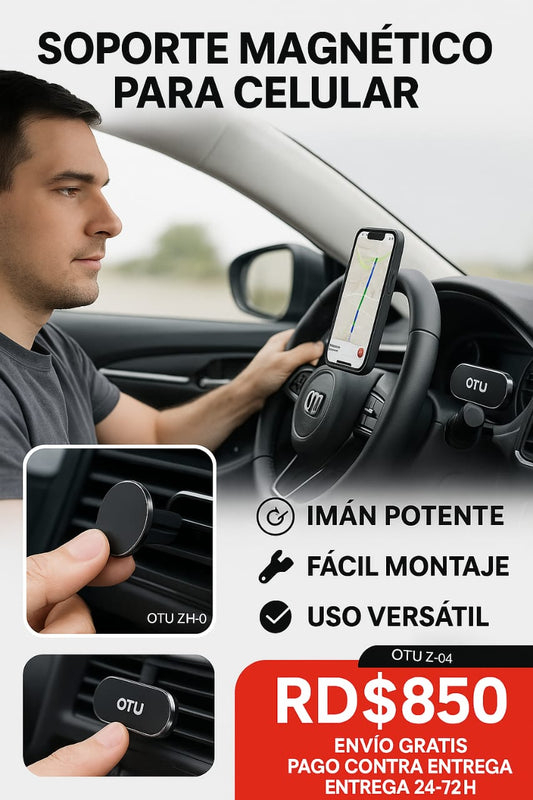 📱 Soporte Magnético Universal para Celular